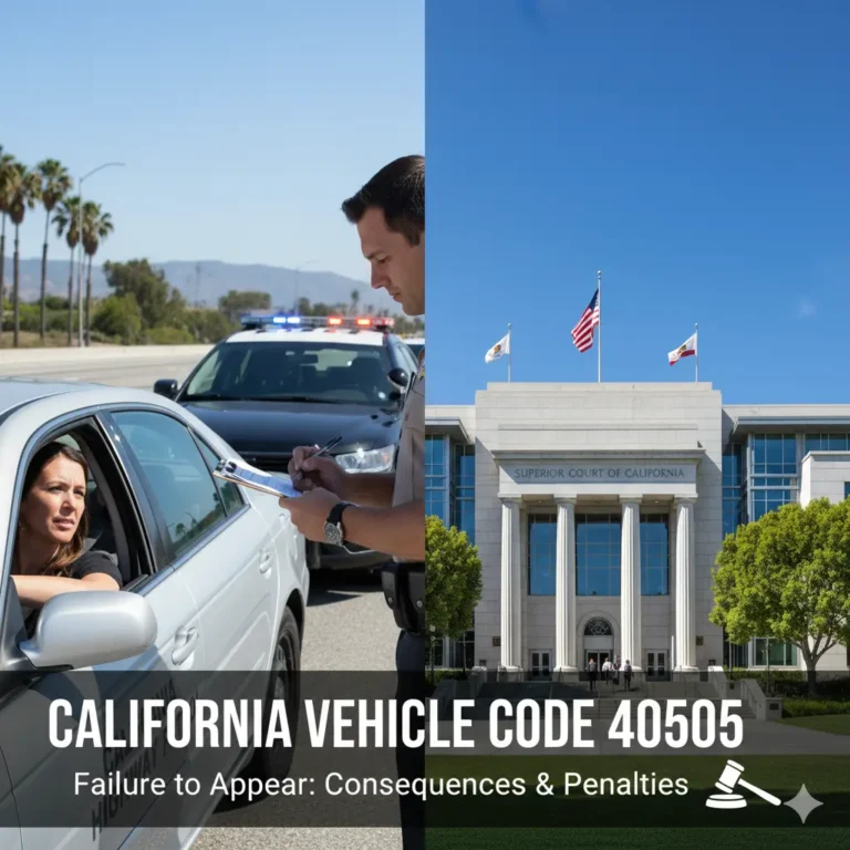 California Vehicle Code 40505 2 California Vehicle Code 40505