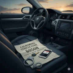 California Vehicle Code 40508