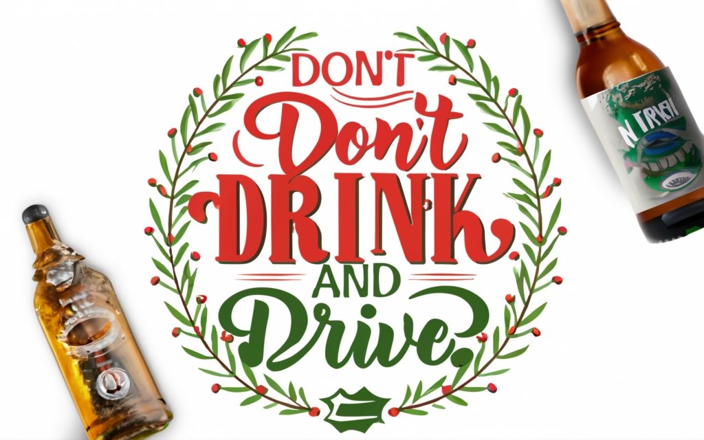 create a image for Dont drink and drive inclu