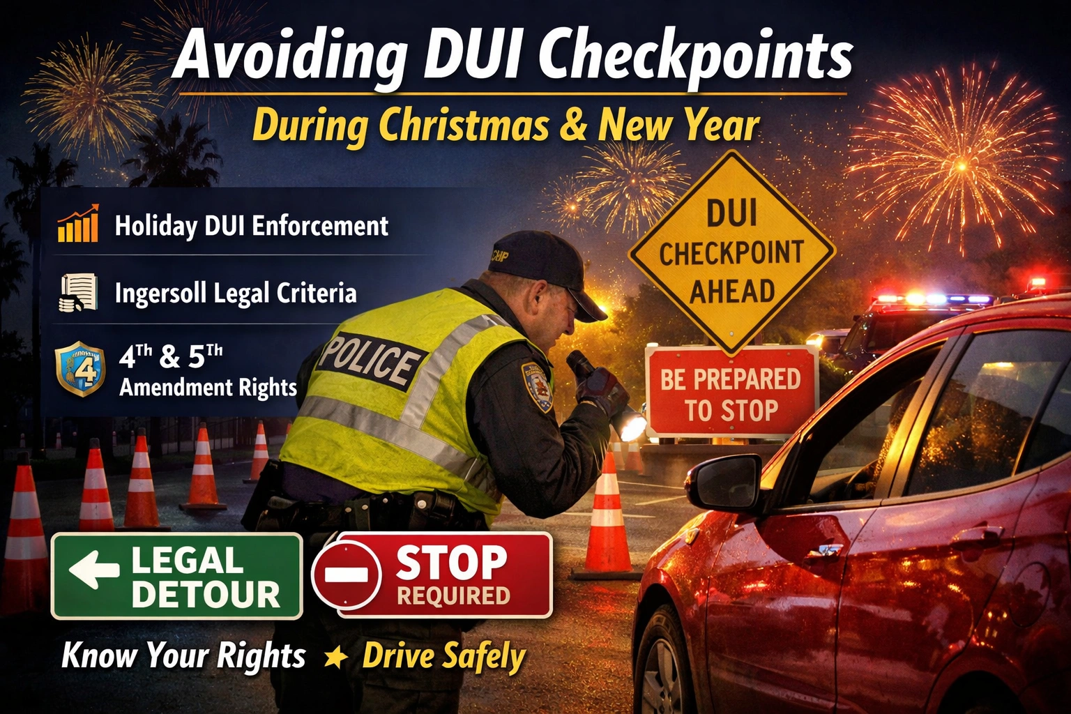 Why People in California Want to Avoid DUI Checkpoints