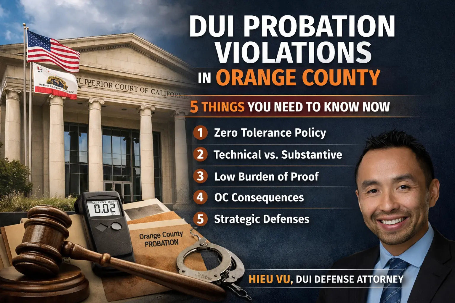 DUI Probation Violations in Orange County