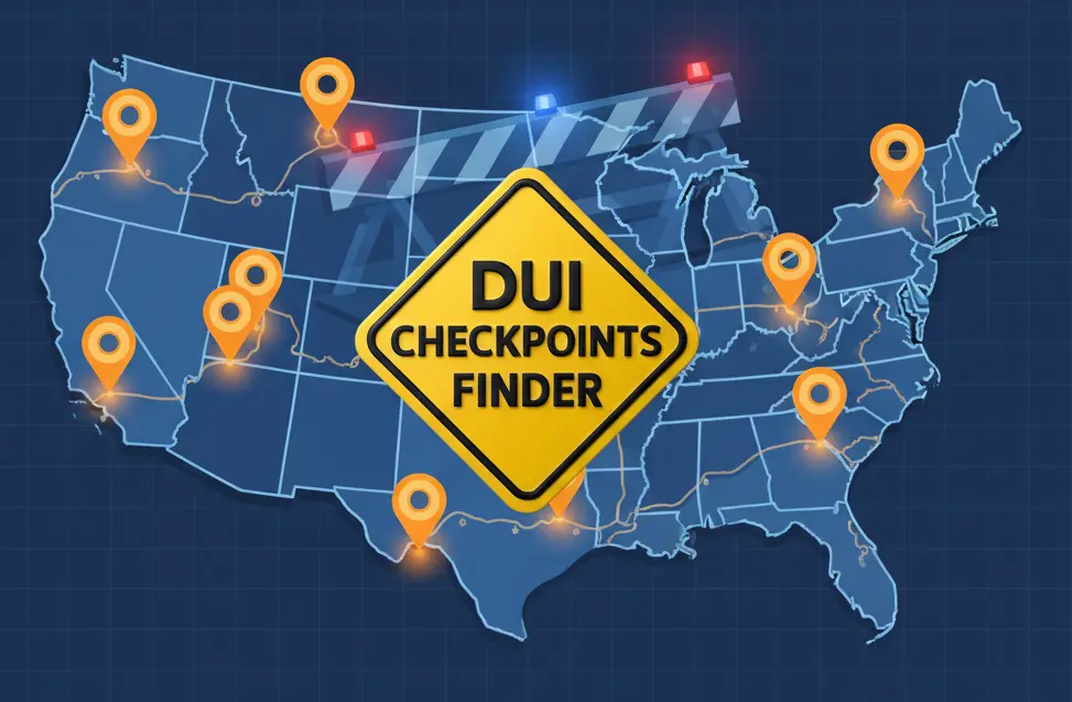 Find Recent DUI Checkpoint Location | Checkpoints Near Me