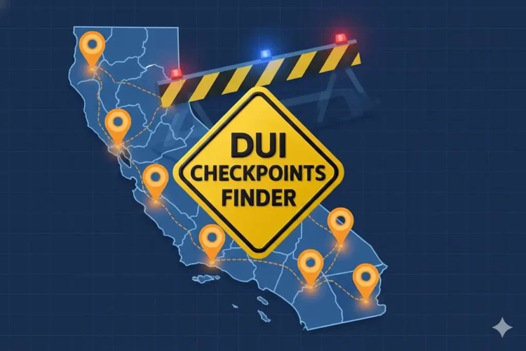 DUI Checkpoints in Kings County, CA